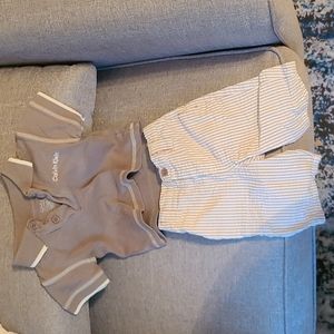 Infant boys Calvin Klein outfit size 0-3 months